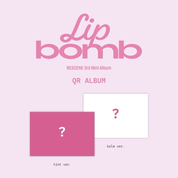 리센느 미니 3집 앨범 lip bomb 립밤 RESCENE 포토카드 balm