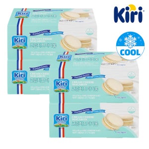 끼리 크림치즈 마카롱 6입 / 디저트선물 홈카페간식 수제 밀크, 25g, 4개