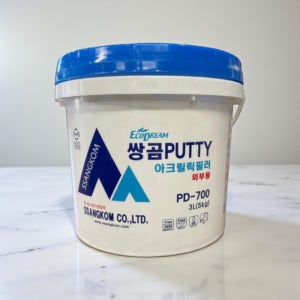 아크릴릭 필러 외부용 실외용 퍼티 크랙 균열 보수제 수성 퍼티 5kg