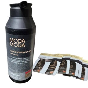 모다모다 제로그레이 블랙 샴푸 10 300g+10일 체험 KIT 새치 염색