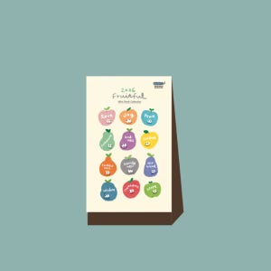 [굿뉴스드로잉] 2026년 미니탁상달력 (Fruitful 2026) - 교회선물 기독교 크리스천굿즈 말씀굿즈 심방선물 일러스트 달력