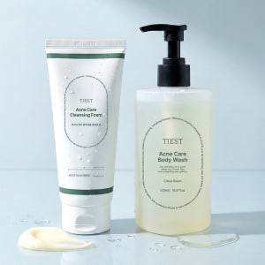 티에스트 아크네 케어 클렌징폼 180mL + 바디워시 500mL