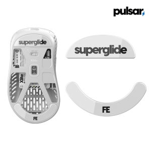 펄사 Xlite 전용 마우스피트 글라이드 브레이킹 유리피트 화이트