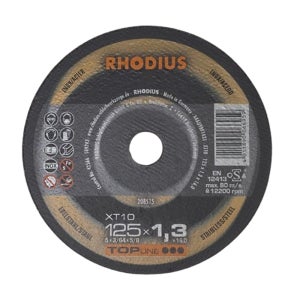 로디우스 절단석 125mm (5인치) XT10 탑라인 RHODIUS 독일 컷팅 그라인더날
