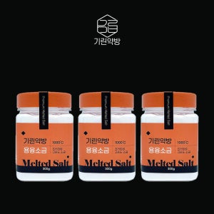 용융소금 융융 융용 용용 미네랄 알칼리 소금 300g, 3개