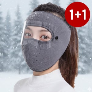 1+1 따숨 고글마스크 얼굴 전체 방한 귀마개 골프 낚시 스키 오토바이 캐나다 핫 마스크
