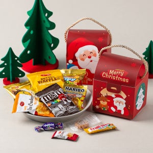 [10+1]단체 라벨스티커 유치원 크리스마스구디백 간식 상자 구디백