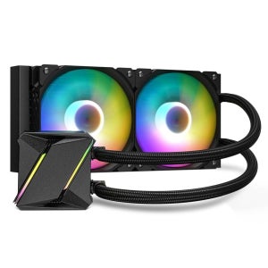 240MM 라디에이터 주소 지정 가능한 RGB 조명 순수 구리 펌프 AMD AM5/AM4