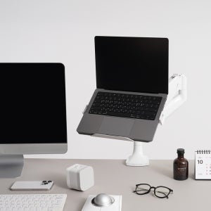 덱스탑 노트북 모니터암 알루미늄 홀더 LMH-31 블랙 실버