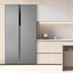 CRK 2도어 양문형 냉장고 535L 실버메탈 MRNS535SPI1