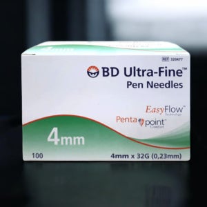 BD 울트라파인 프로 펜니들 32G x 4mm 인슐린 교체용 주사침 320566