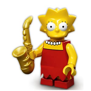 레고 71005 심슨 1-4번 리사 심슨 미니피겨 브릭