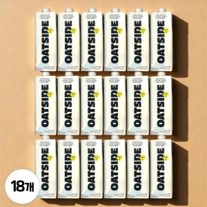 오트사이드 바리스타 블렌드 오트밀크 귀리 우유 1L 6개 3박스