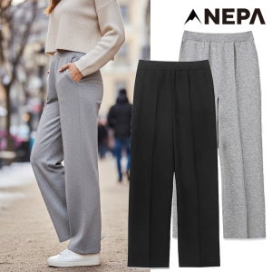 네파여자바지 데일리 스웨터 울팬츠 여성팬츠 와이드핏