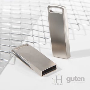 구텐샵 USB 2.0 메모리 슬림 메탈 64GB 128GB 이동식 플래시드라이브 고속 64기가