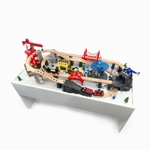 미카포트 이케아 둔드라 테이블 호환 원목 전동기차 장난감 슈퍼디럭스세트