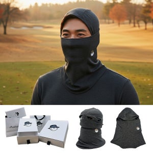 [백화점판] 말본 바라클라바 버킷 로고 남녀공용 겨울 방한용품 선물포장