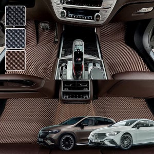 국산 벌집 고무 바닥 매트 벤츠 EQE V295 전용 1열2열 set (2022년~) 패드 깔판 발판