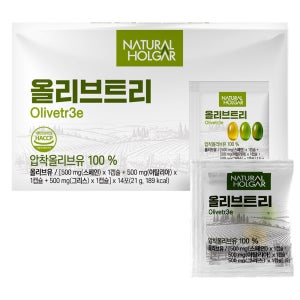 네츄럴올가 지중해 올리브오일 트리 캡슐 42정, 1개