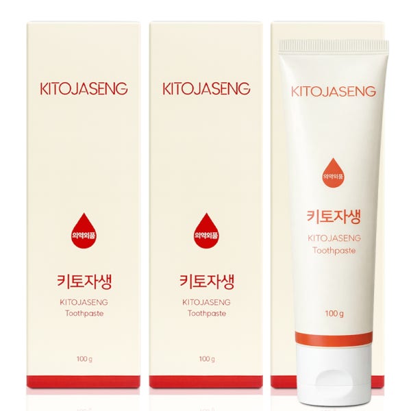 덴탈리스트 키토자생치약 잇몸치약 입냄새 100g 3개