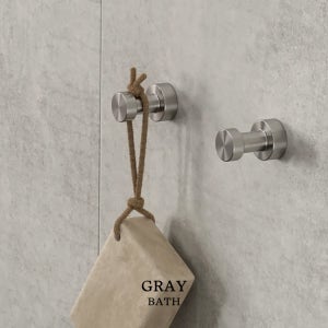 욕실 벽걸이 후크걸이 다용도 걸이 니켈 geesa 916513