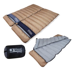 경량 침낭 거위털 캠핑 겨울용 동계 구스 차박 국산 이불 사계절