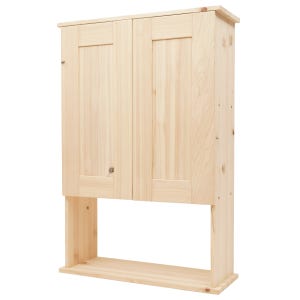 BOUMBI 편백나무 원목 욕실장 530x800x185mm