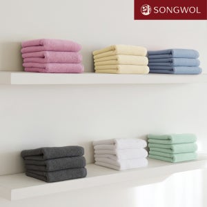 송월타올 호텔 수건 30수 40수 답례품 단체 기념 주문제작 라이트무지 130g