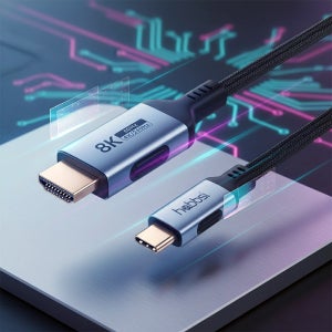 햅시 USB C to HDMI 케이블 8K C타입 HDMI TV연결 미러링 복제 1.2m