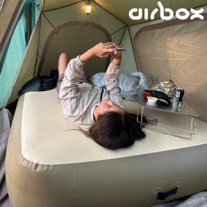 에어박스 에어배드 에어로네스트 40 캠핑배드 경량 에어배드 에어매트 에어침대 슈퍼싱글 (200x110)