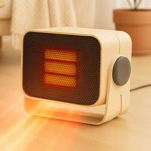 폭스룸 코지히트 PTC 500W 캠핑용 사무실 가정용 저전력 미니 온풍기