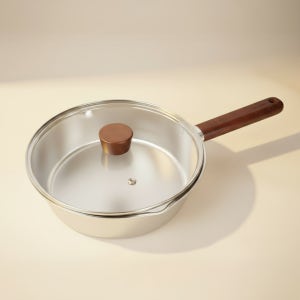 델라고 스텐 팬 무연마제 후라이팬 통5중 인덕션 프라이팬(유리포함) 플렉스팬24cm