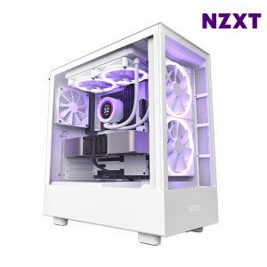 NZXT H5 ELITE 화이트 PC케이스 미들타워케이스