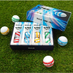 (10+1)볼빅 V6 스트레이트 골프공 360도 퍼팅라인 홀인원 기념볼 동호회 기업 단체 로고 인쇄