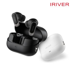 [25년 11월 신상품]아이리버 가벼운 무선 블루투스 이어폰 IB-T4030BT 커널형 휴대용스트랩 블랙 화이트