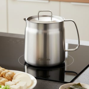 쿡세라 무연마제 IH 풀스테인리스 304 케틀팟 2.0L 무연마 스텐주전자 인덕션 올스텐