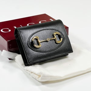 구찌 홀스빗 1955 여성 지갑 반지갑 621887 0YK0G 1000 블랙 마딘프라