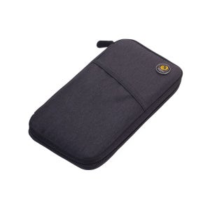 트로이카 안티스키밍 RFID 차단 지퍼형 여권지갑 TRV20/BK-A701