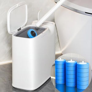 화장실 일회용 변기클리너 변기세정제 스틱 욕실 청소 물때 요석제거제+리필 6개