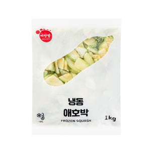 마당발 냉동 애호박 1/4 컷 슬라이스 (1kg)