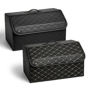 레토 가죽 트렁크 정리함 L 접이식 차량 자동차 정리함 수납함 세차가방