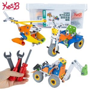 캐스비 STEAM 창의력 과학 만들기 키트 357pcs 초등 유아 교구