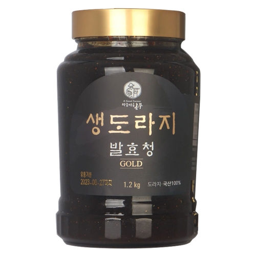 생도라지 발효청 1.2kg 국내산 약도라지 3년근 유산균발효