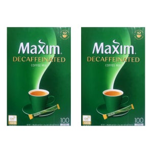 동서식품 맥심 디카페인 커피믹스 x 100T x 2박스