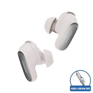 [4포트 USB허브 증정]BOSE 보스 QC 울트라 이어버드 2세대 화이트