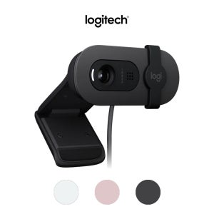 로지텍 브리오 100 웹캠 PC 화상회의 온라인수업 내장마이크 HD 1080p 블랙