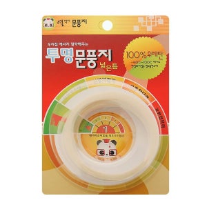 열박사 투명문풍지 32mmx3.8M 넓은틈용 문틈막이 에어캡 뽁뽁이 비닐문풍지