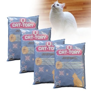 고양이화장실 응고형 배변모래 무향 x4 캣토리 두부 외 미스터리 야옹이오더킬러
