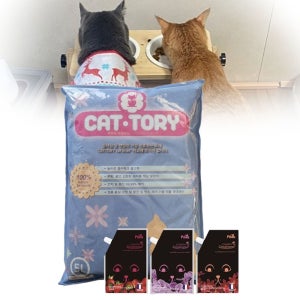 응고형모래 흡수형 화장실 두부 고양이 무향 캣토리 외 배변 미스터리 야옹이오더킬러