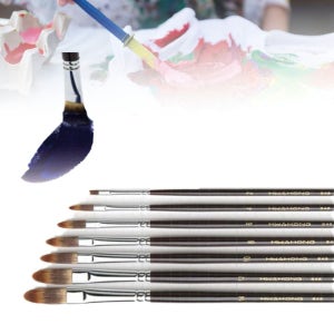 아크릴물감붓 세트 유화 7본조 화홍